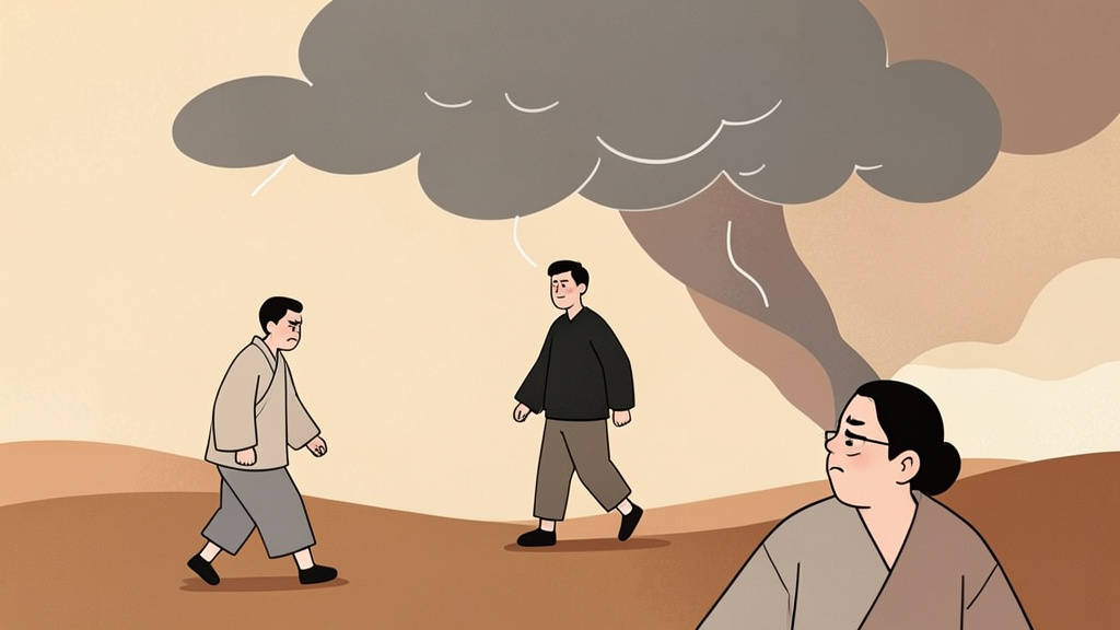Nhường nhịn là bước ra khỏi cơn bão cảm xúc.