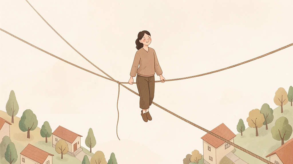 Bước đi trên dây, lòng vẫn an nhiên
