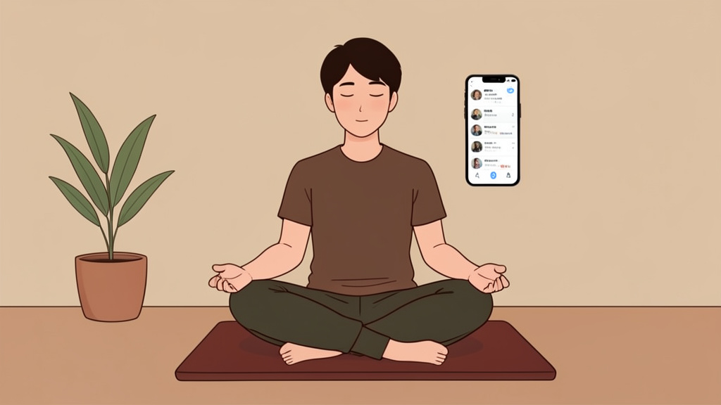 Thiền không phải để khoe, mà để thấy mình còn vướng bận gì.