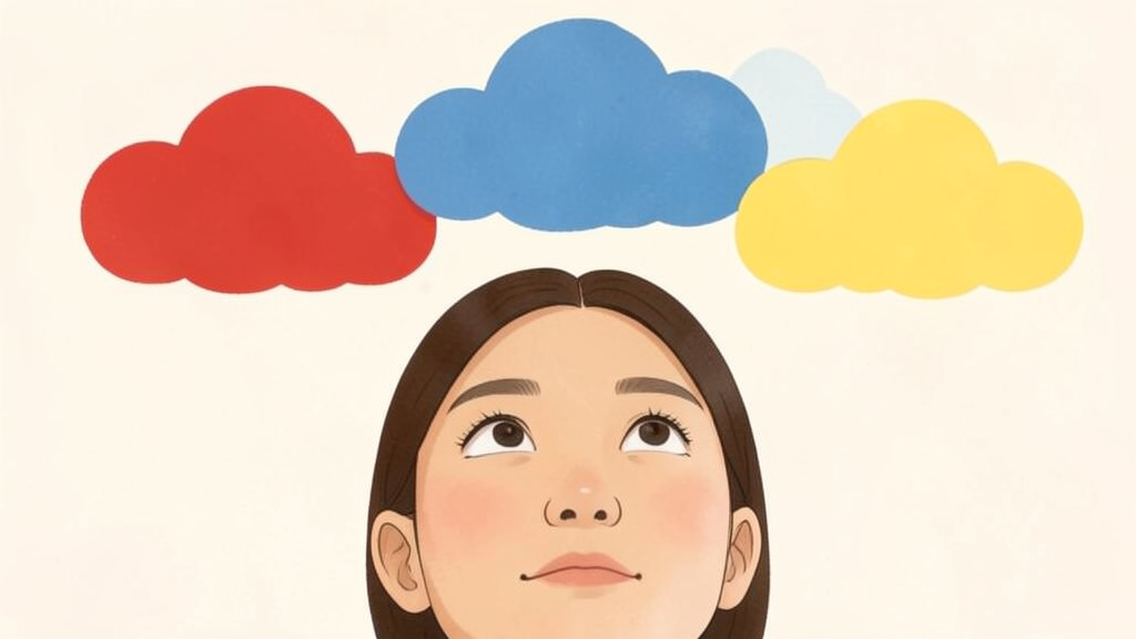 Bạn là người quan sát, không phải là đám mây.
