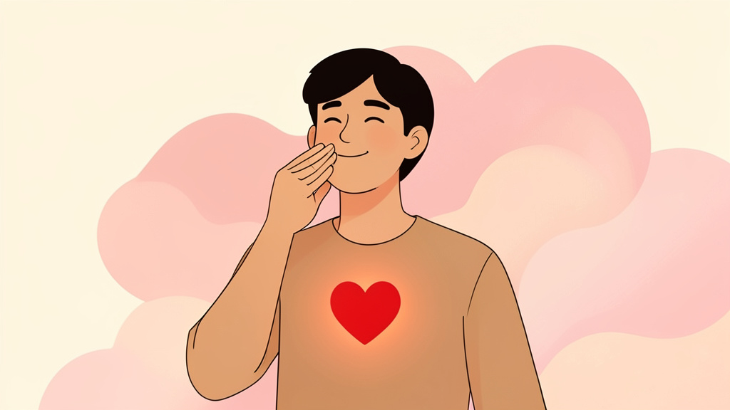 Thở ra, cơn giận tan như khói.