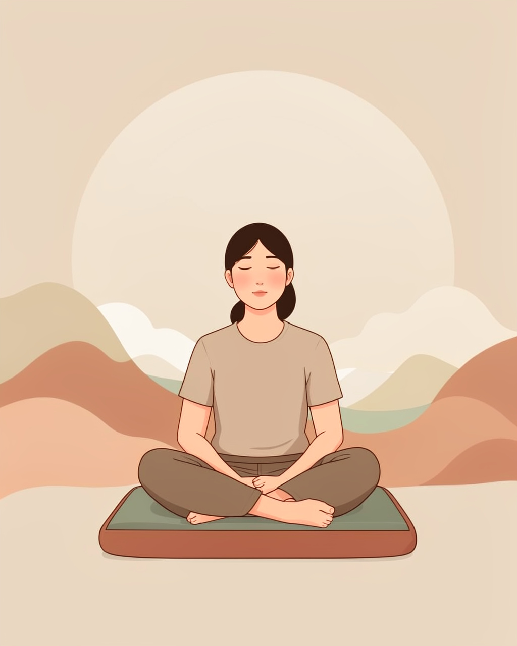 Bìa sách Bước Vào Tĩnh Lặng: Từ Gánh Nặng Tâm Trí Đến Cảnh Giới An Nhiên