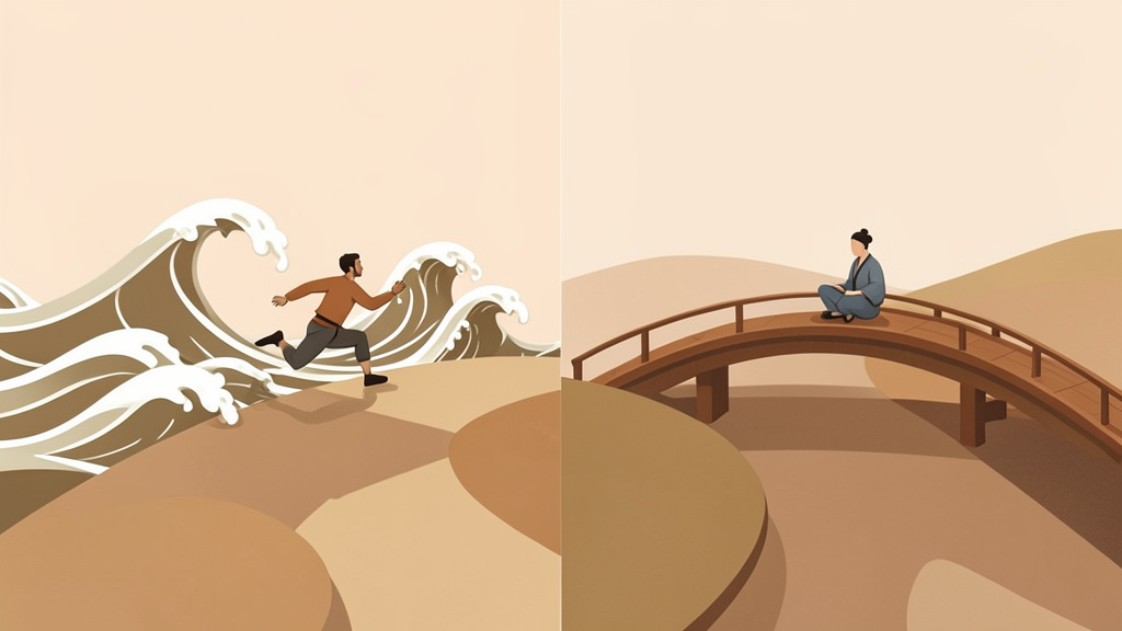 Không đối phó, không bám giữ, chỉ đơn giản là nhớ.