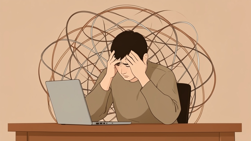 Khi tâm rối, mọi việc đều thành núi.