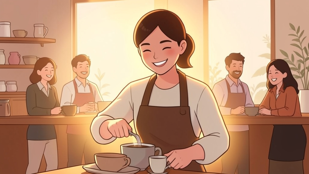 Nhìn bằng mắt yêu thương, việc nhẹ nhàng như mây.