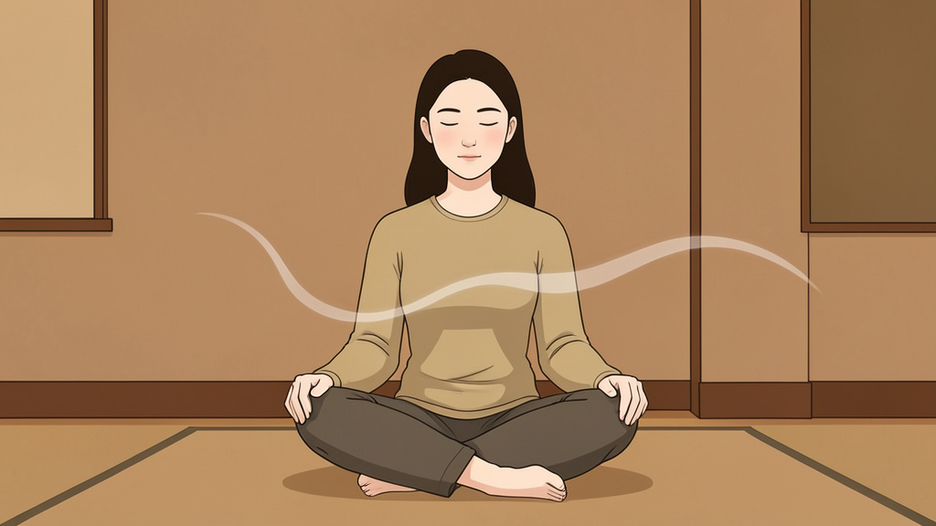Hơi thở trôi qua, tâm không vướng bận.