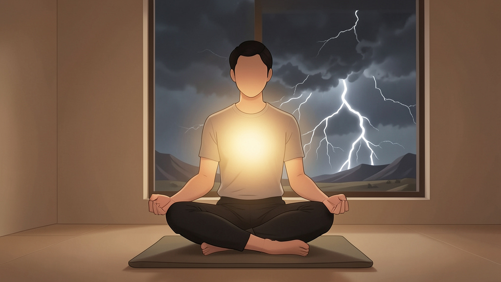 Khi tâm đã định, ngoại cảnh không thể xô ngã bạn.