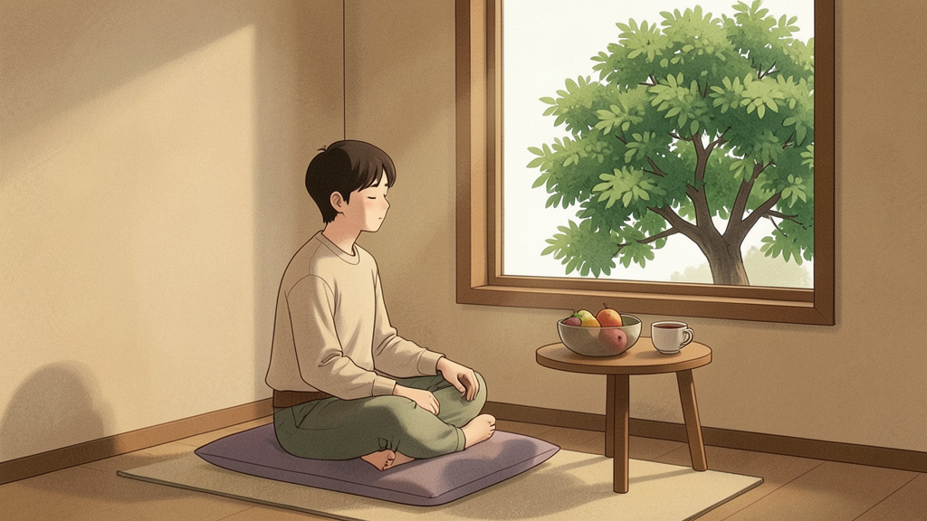 An yên trong từng hơi thở khi lòng đã đủ đầy.