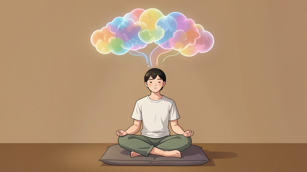 Quan sát suy nghĩ, đừng chìm đắm trong chúng.
