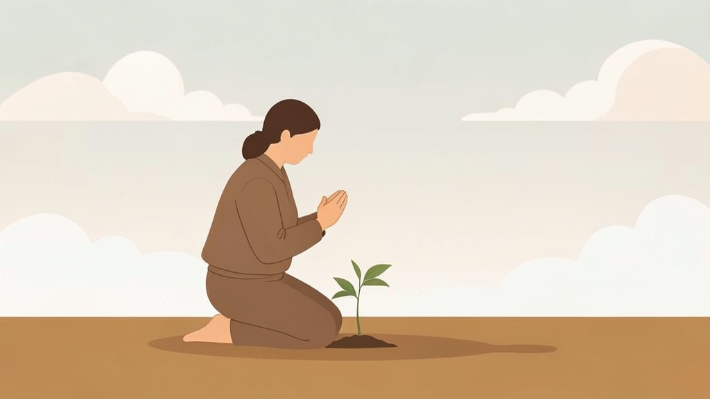 Khiêm hạ như hạt giống, chỉ khi lún sâu xuống đất mới vươn lên thành cây.