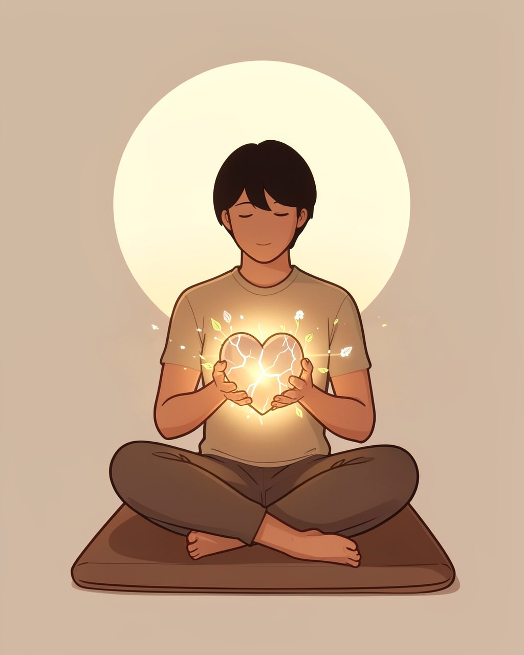 Bìa sách Ôm Lỗi, Buông Sống