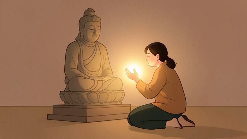 Hiểu rồi, mỗi lạy là một lời hứa sống tốt hơn.