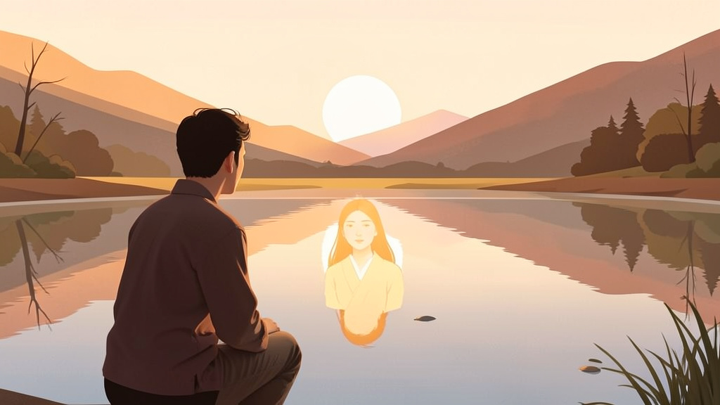 Soi gương thấy mình, đừng tìm hình bóng người khác.