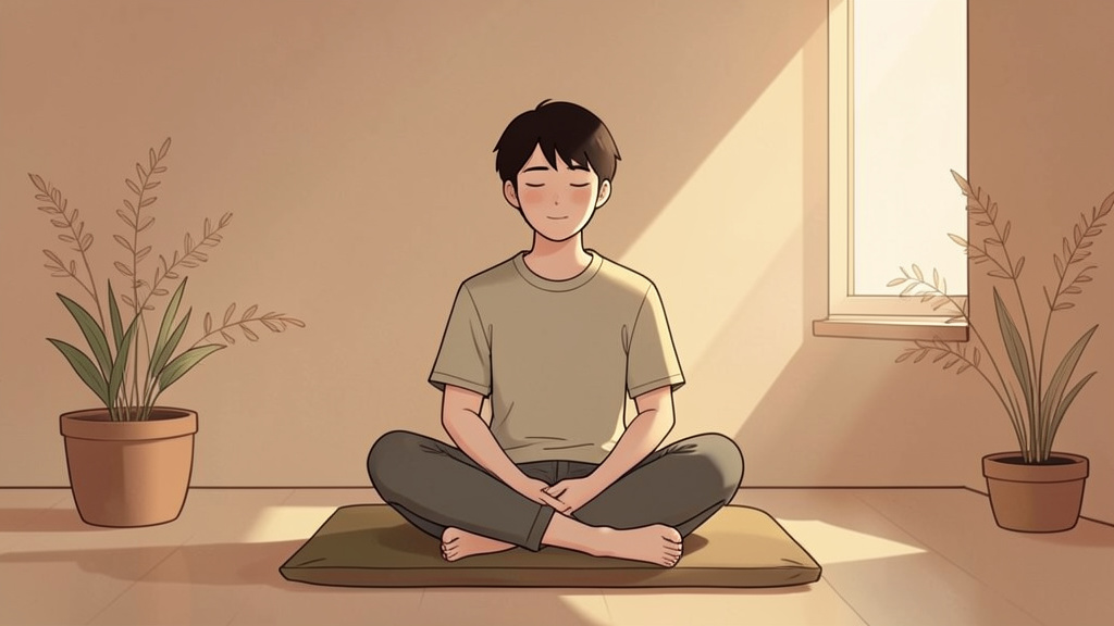 Tĩnh lặng là nơi tâm hồn cất tiếng nói.