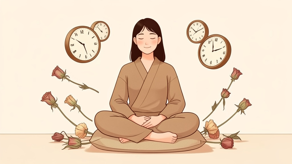 Bài tập ứng dụng 3 phút: Thở cùng vô thường