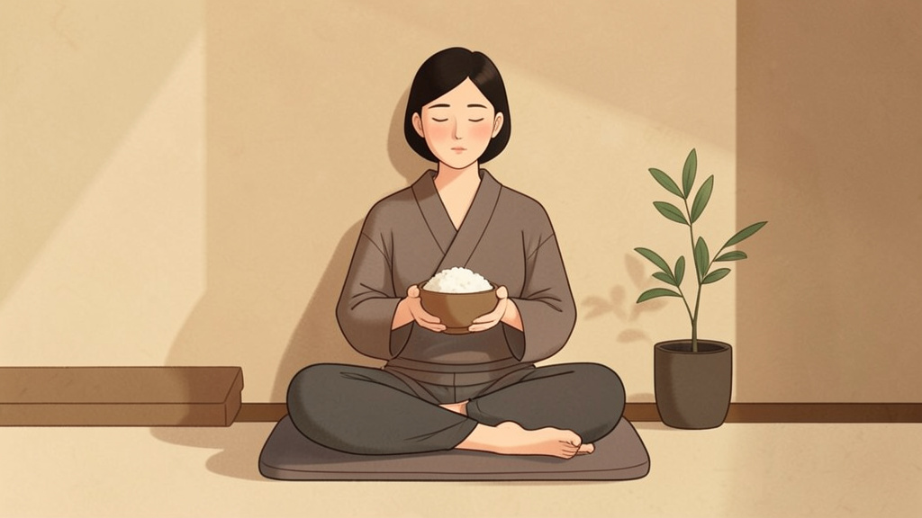 Bài tập 'Ăn chậm, Sống chậm' 3 phút