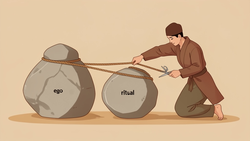 Cắt đứt sợi dây ích kỷ là bước đầu tiên để tâm hồn nhẹ nhàng.