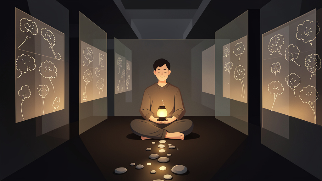 Ngọn đèn chánh niệm soi sáng lối ra, dù mê cung có nhiều ngả.