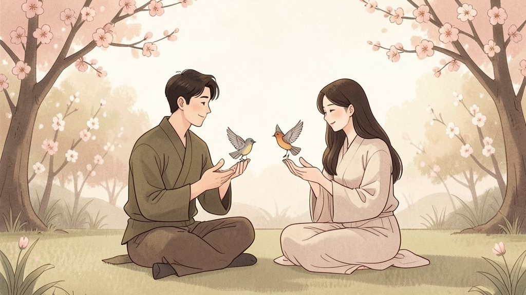 Yêu là để cho nhau tự do, như chim trời trên cánh đồng.