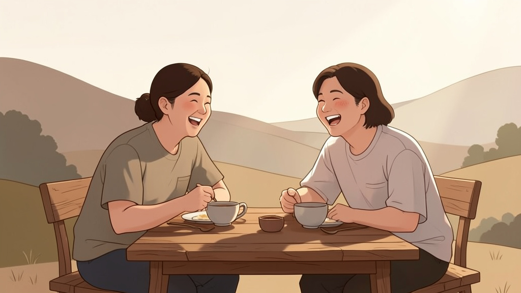 Một bữa ăn chia sẻ ấm áp hơn cả sơn hào hải vị.