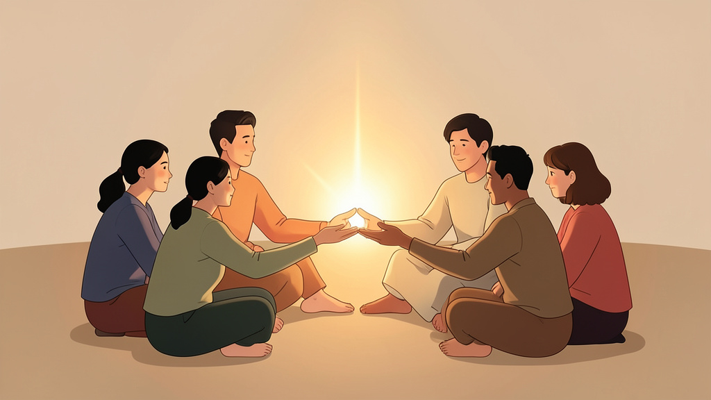 Khi ta nắm tay nhau, năng lượng ta trở nên vô biên.