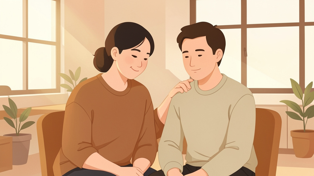 Một cử chỉ nhỏ có thể xoa dịu cả một tâm hồn.