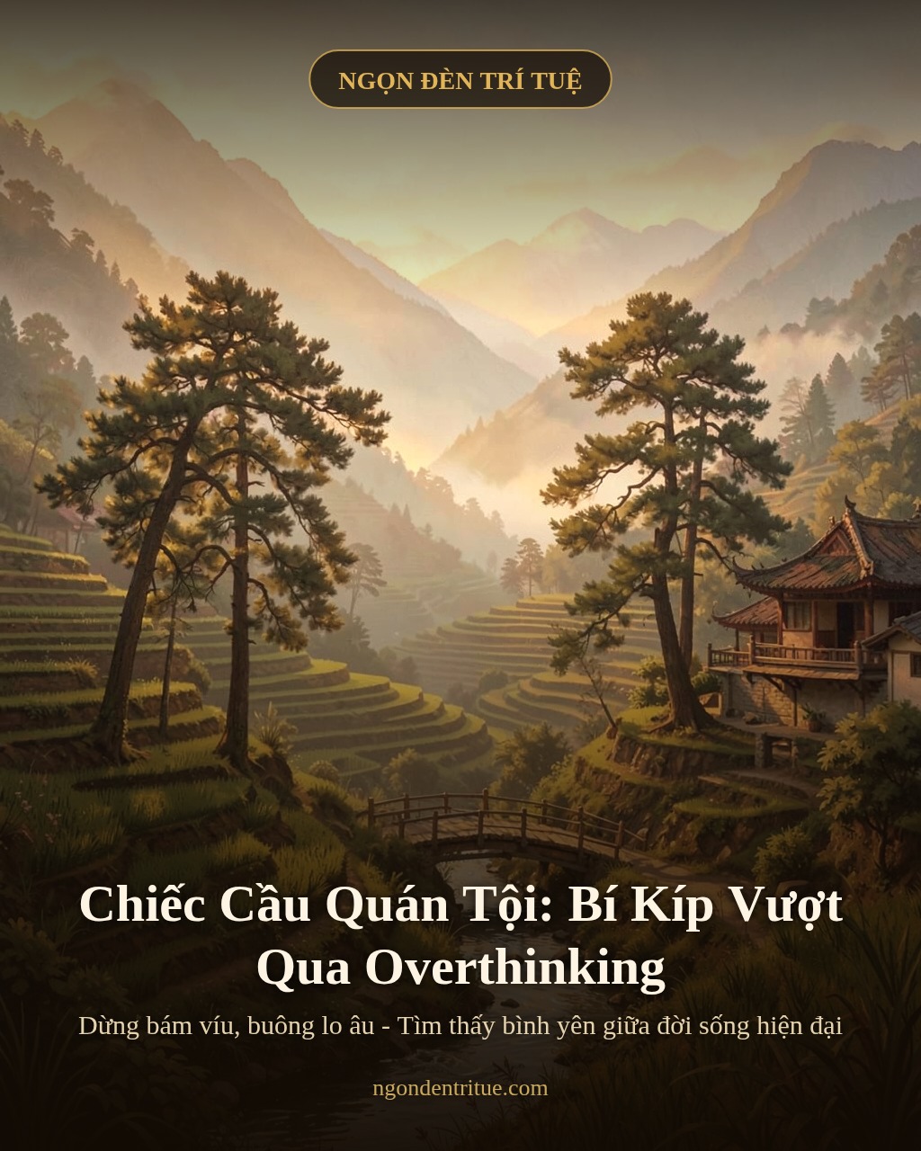 Bìa sách Chiếc Cầu Quán Tội: Bí Kíp Vượt Qua Overthinking