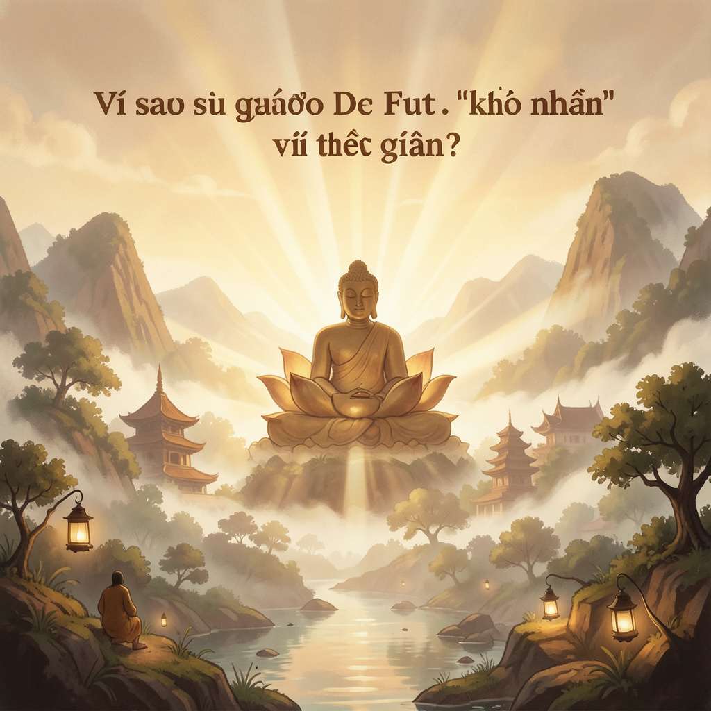Vì sao sự giác ngộ của Đức Phật là “khó hiểu” với thế gian?
