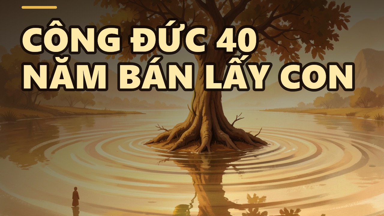 Bán công đức tu hành 40 năm để có con: Câu chuyện chuyển nghiệp trong Kinh Pháp Cú