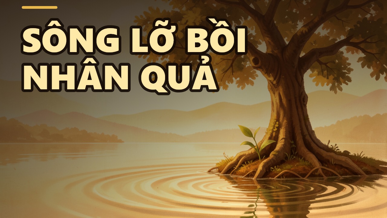 Bên lỡ bên bồi: Nhìn dòng sông để hiểu nhân quả và sống an nhiên