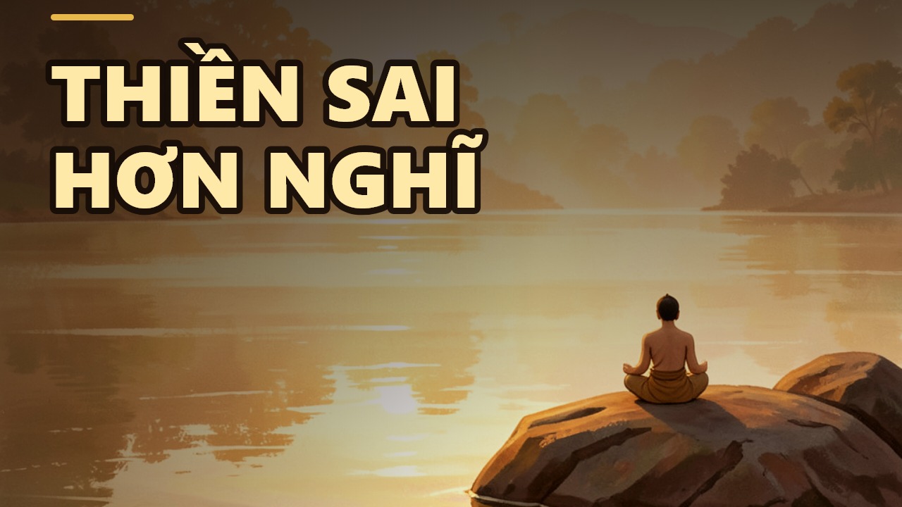 Chìa khóa thiền định: Khi tâm loạn đừng đối phó, khi tâm yên đừng an trú