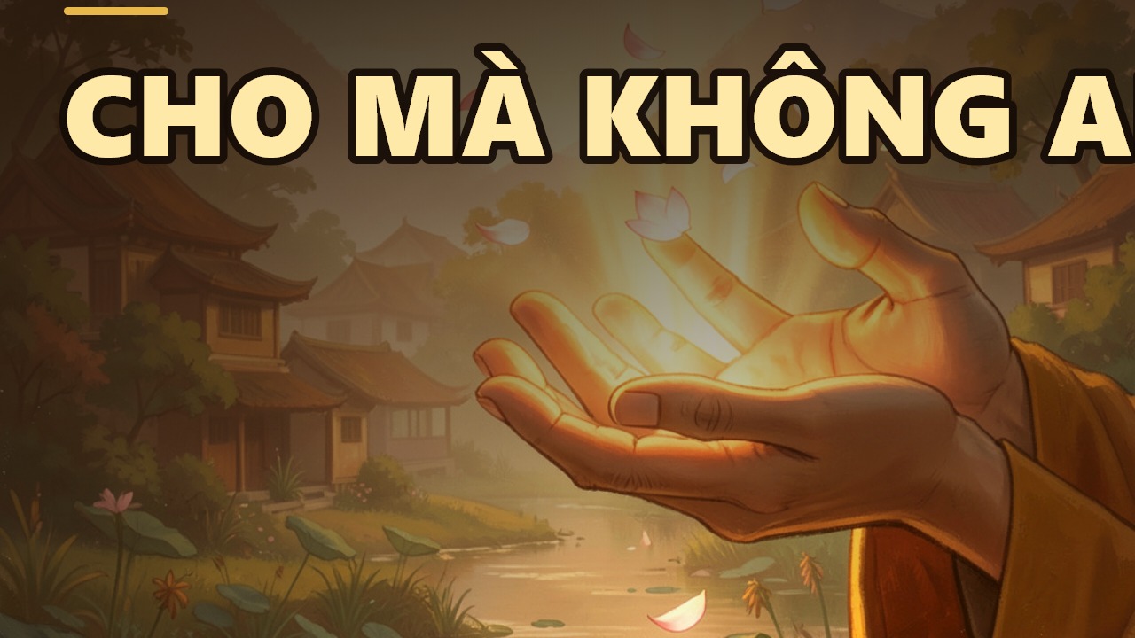 Cho đi mà không chấp: Bài học từ Kinh Kim Cang