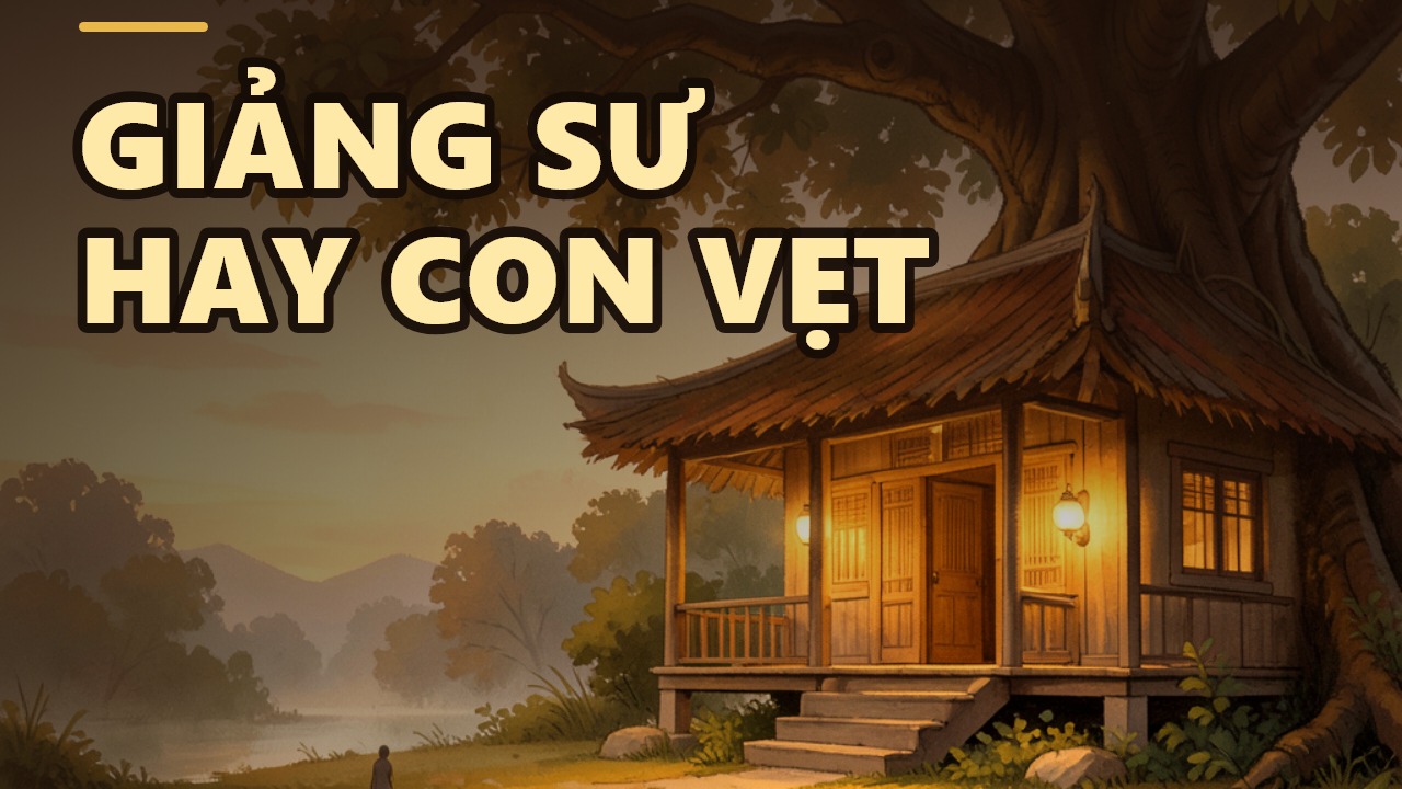 Con vẹt hay giảng sư? Bài giảng hay sinh ra từ tu tập