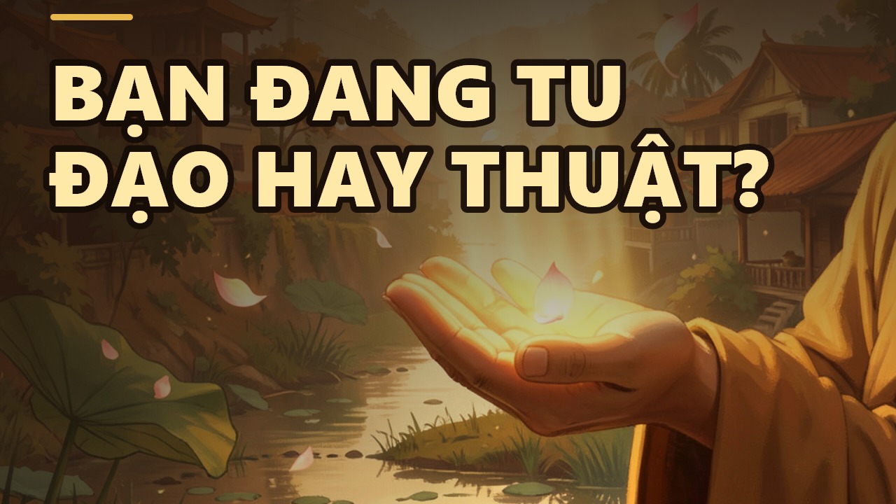 Đạo và Thuật: Bạn đang tu theo Đạo hay chỉ đang luyện Thuật?