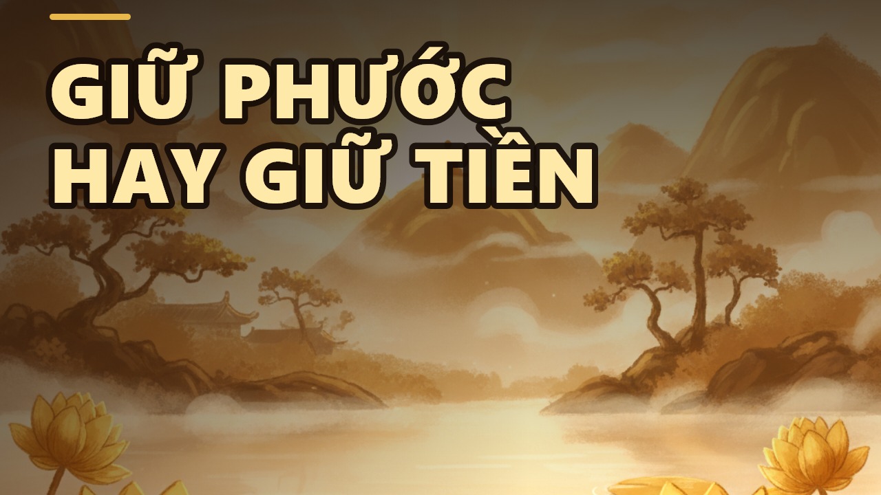 Để dành phước cho những việc lớn: Bạn đang giữ tiền hay giữ phước?