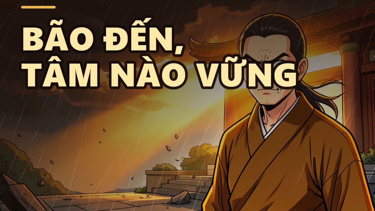 Dừng cơn bão bằng tâm từ bi – Bài pháp của Thượng tọa Thích Chân Quang