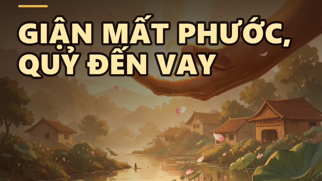 Đừng để cơn giận đốt cháy phước báu – Lời cảnh báo từ cõi quỷ