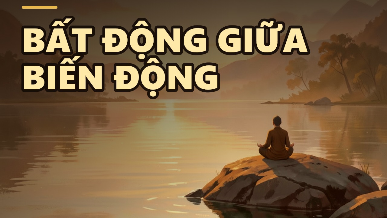 Giữa cuộc đời biến động, ta có thể bất động: Bài học thiền của Thầy Thích Chân Quang