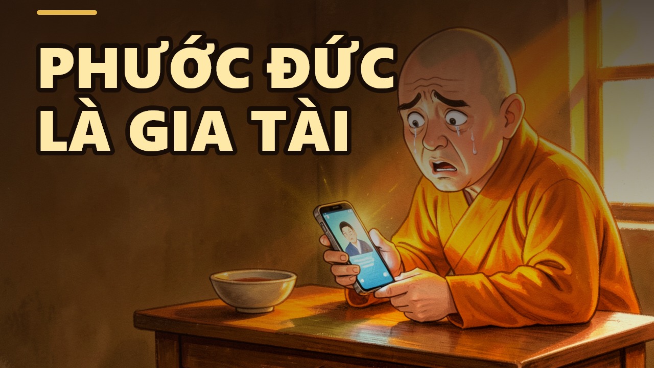 標題：真正的幸福繫於這兩個要素：福報與生活觀念
