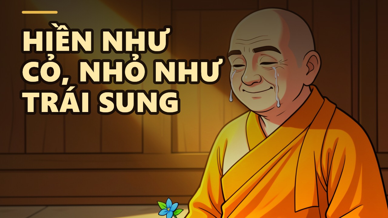 Hiền như cỏ, nhỏ như trái sung – vì sao người càng tu càng thấy mình bé nhỏ?