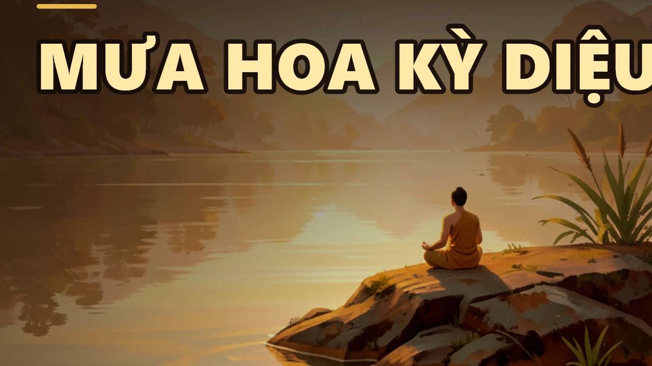Mưa hoa rơi khắp bầu trời: Kinh Pháp Hoa dạy gì về tâm thanh tịnh?