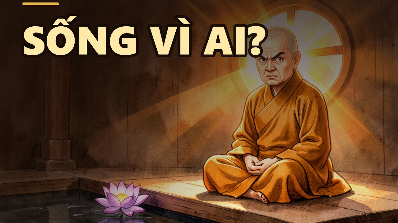我們活在世間，究竟為了誰？在忙碌的塵世中，你是否曾停下腳步，認真思考過這個問題？今日，在莊嚴肅穆的盂蘭盆節法談中，讓我們共同面對這深具意義的生命叩問。